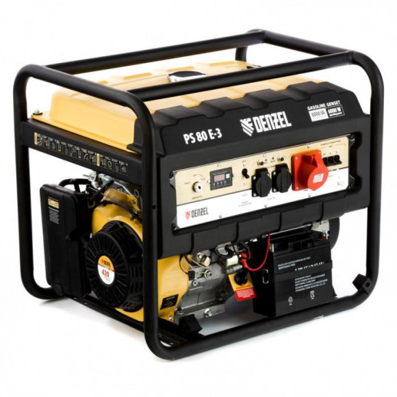 Бензиновый генератор DENZEL PS 80 E-3